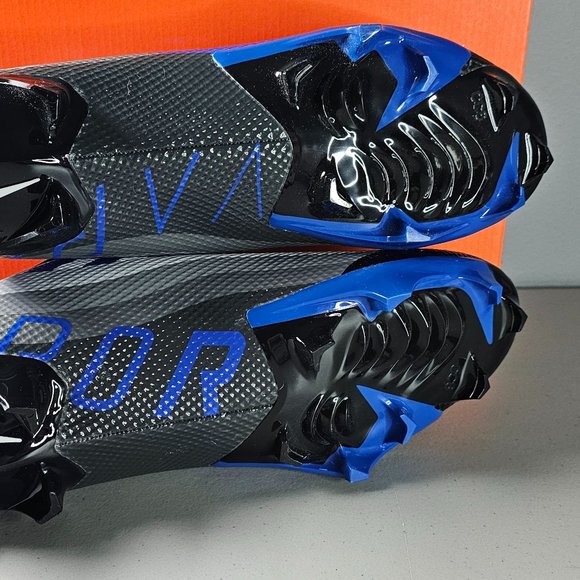 Nike Vapor Edge Speed 360 Black/Royal Men's Football Cleats CV6349-011 NIB - Picture 5 of 9